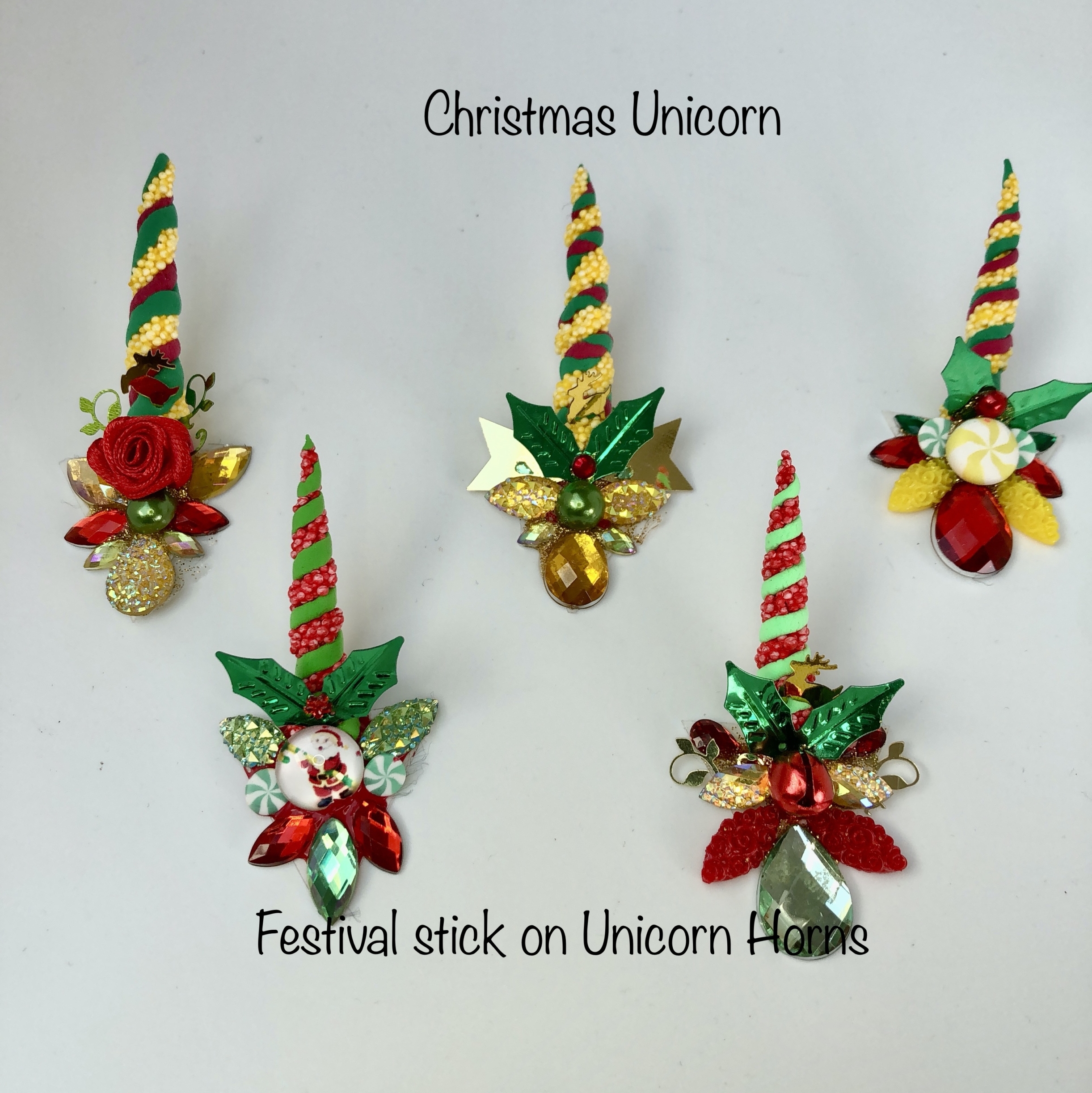 Unicorn Horns festival face jewellery